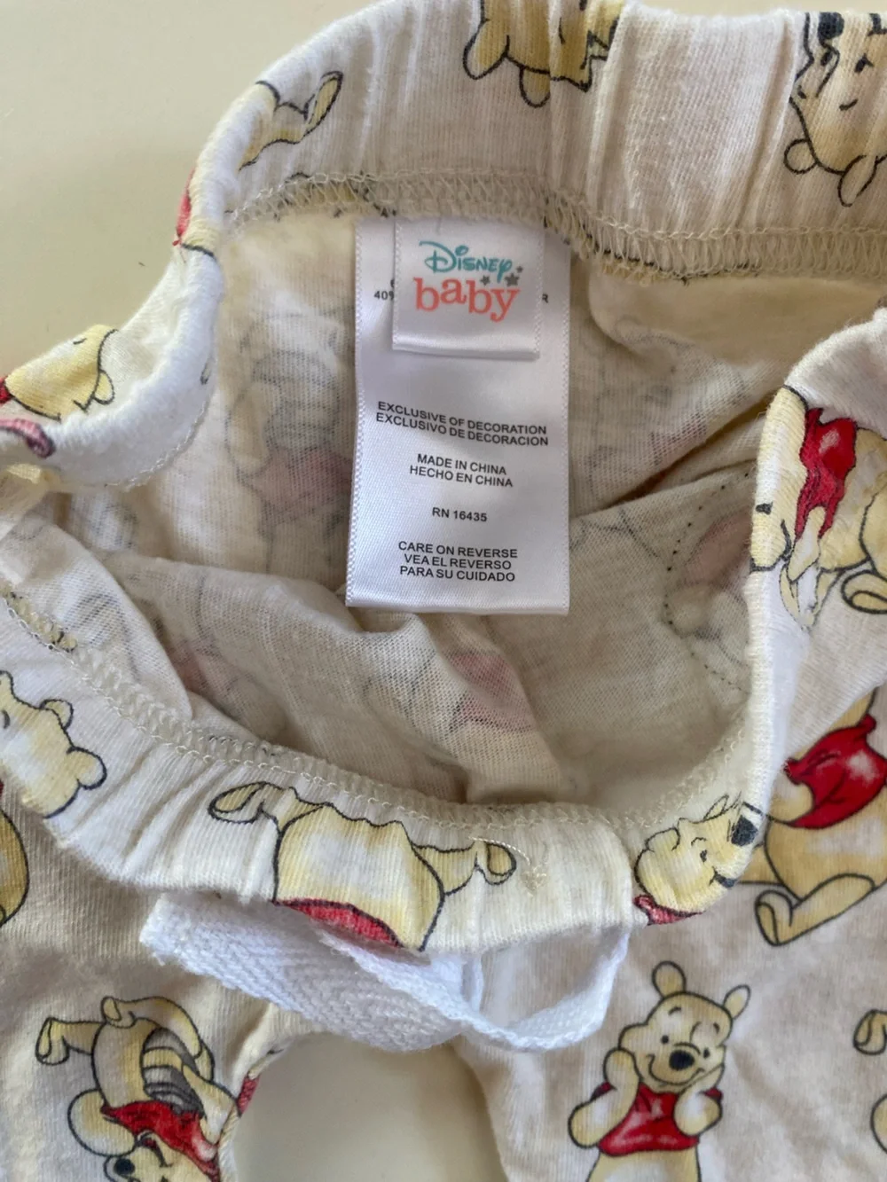 Set of 3 Winnie the Pooh Baby Clothes 3 Months